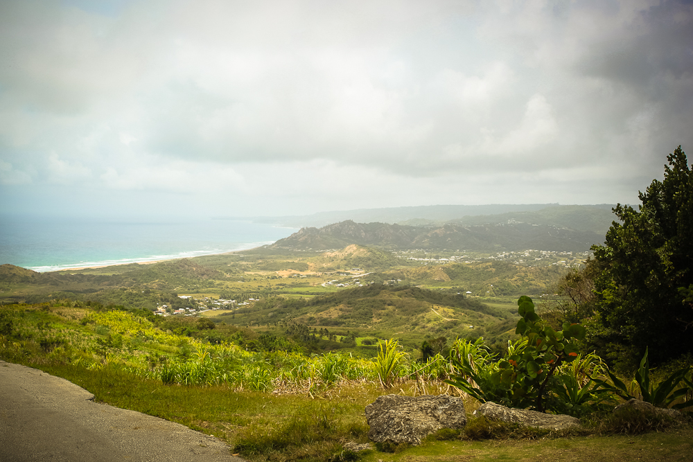 View over to the East Coast of Barbados